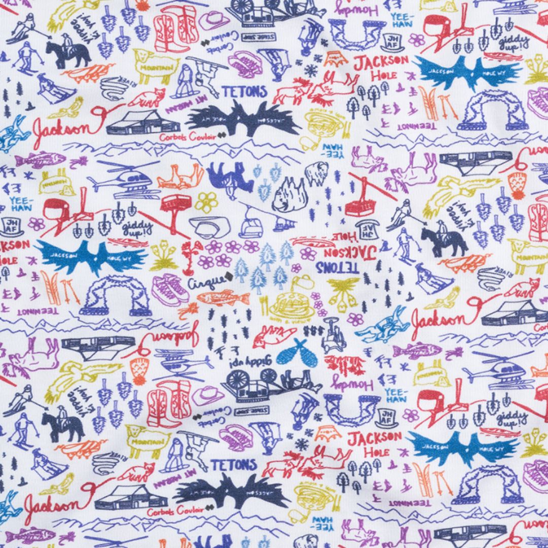 Joy Street Kids Jackson Hole Print detail, multi