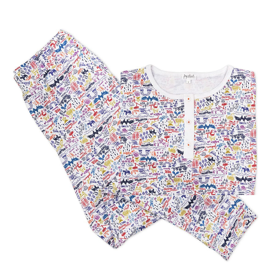 Joy Street Kids Jackson Hole Women's Jogger Pajamas, multi
