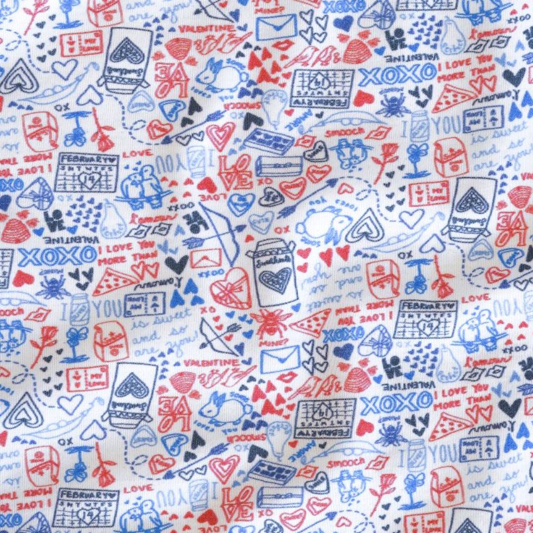 Joy Street Kids Love Print, blue