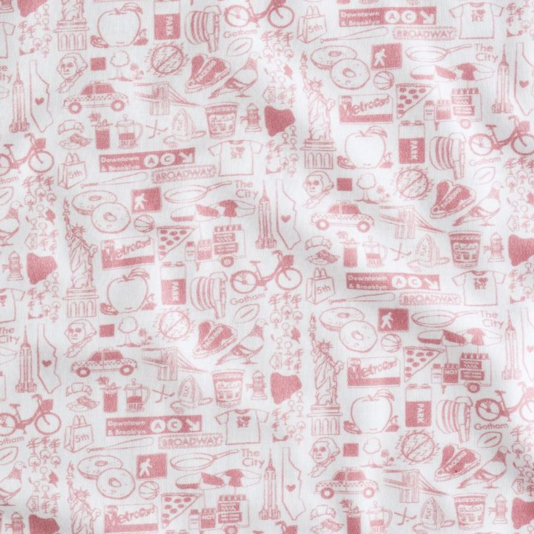 Joy Street Kids New York City print, pink