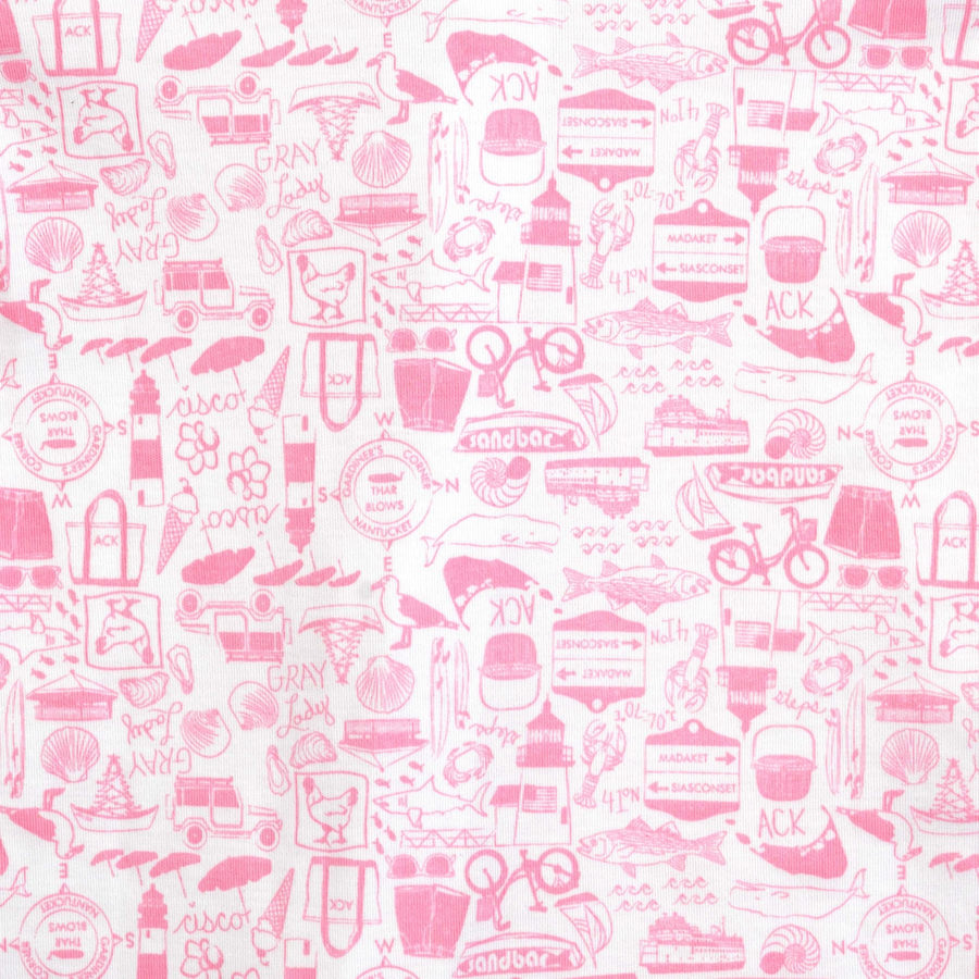 Joy Street Kids Nantucket print detail, pink
