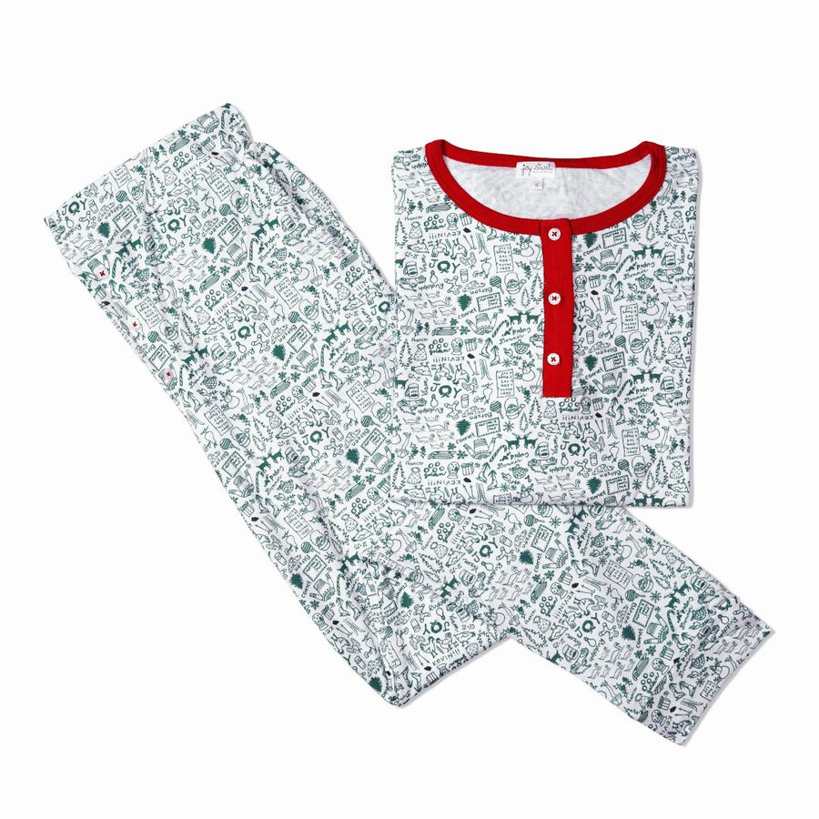 North Pole Women's Pajamas, Evergreen