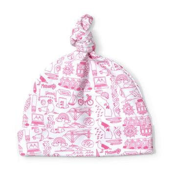 Pink San Francisco Baby Hat