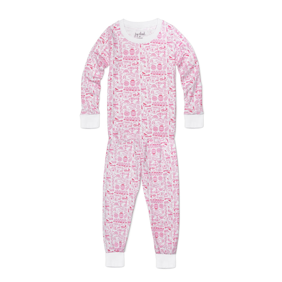 Joy Street Kids San Francisco pajamas, pink