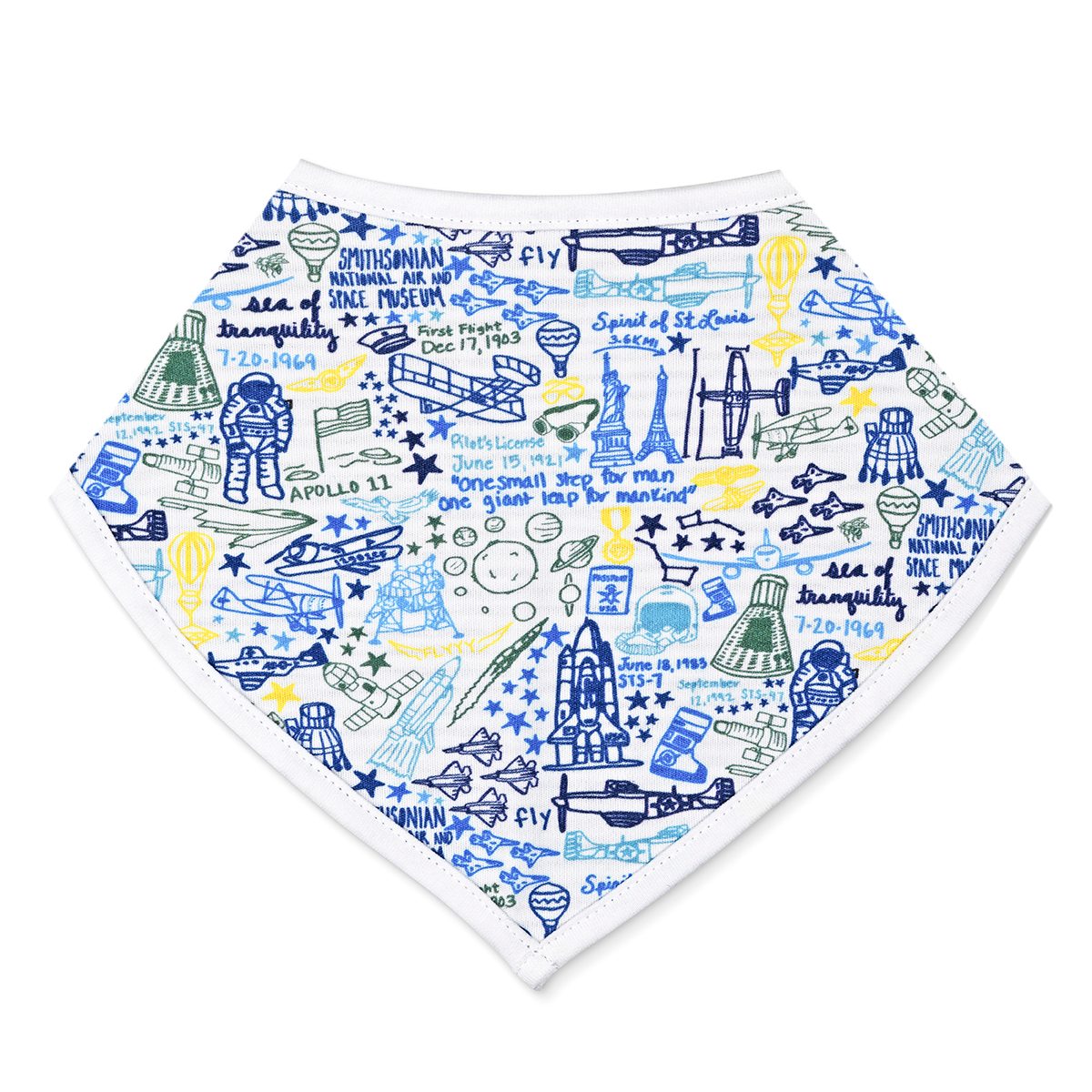 Joy Street Kids Smithsonian Air & Space Museum bib