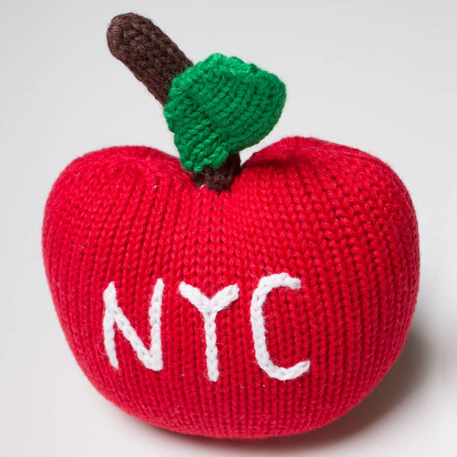 NYC Big Apple Toy Baby Rattle